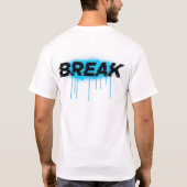 T-shirt BREAKGLITCH Fracture du Cadre (Dos)