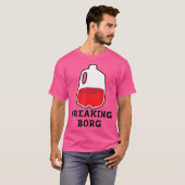 T-shirt Breaking B.O.R.G. Conception de boisson (Devant entier)