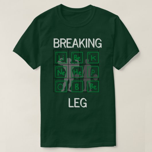 T-shirt Breaking Leg Gym Bodybuilding Gagnant Motivation D (Design devant)