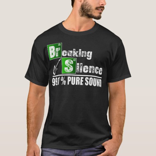 T-shirt Breaking Silence Électrique (Devant)