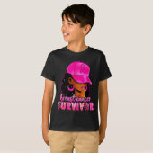 T-shirt Breast Cancer Survivor Black Women Afro African Ch (Devant entier)