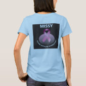 T-shirt BreastCancerWalk_front_black (Dos)