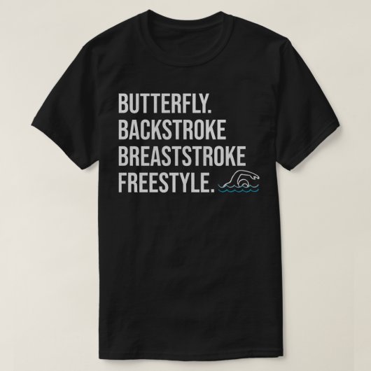 T-shirt Breaststroke Breaststroke Freestyle (Design devant)
