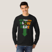 T-shirt Breathalizer Blow Here St Patricks Day Pineapple S (Devant entier)