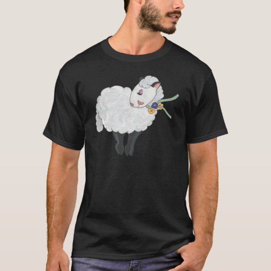 T-shirt Brebis non grosse, brebis pelucheuse ! (Devant)