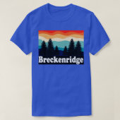 T-shirt Breckenridge Colorado Retro (Design devant)