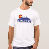 T-shirt Breckenridge Colorado wood mountains shirt (Devant)