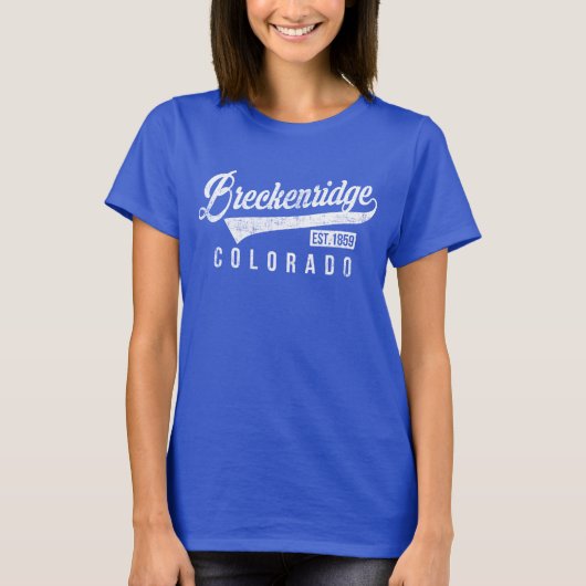 T-shirt Breckenridge le Colorado (Devant)