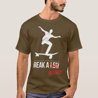 T-shirt Bref une planche Drôle Skater Design