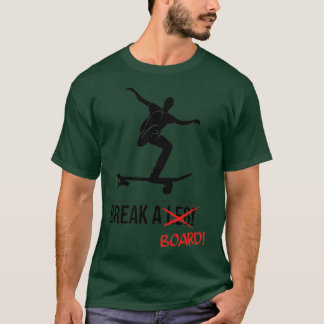 T-shirt Bref une planche Funny Skater Design Edition