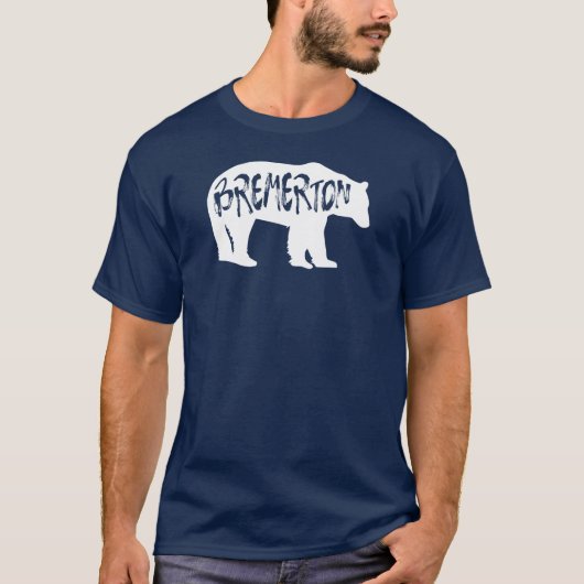 T-shirt Bremerton Washington Bear (Devant)