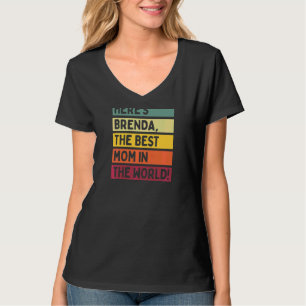 T-shirt Brenda, la meilleure maman du monde