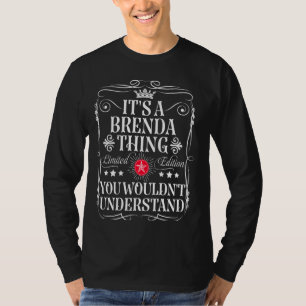 T-shirt Brenda Nomme son A Brenda que vous ne pourriez pas