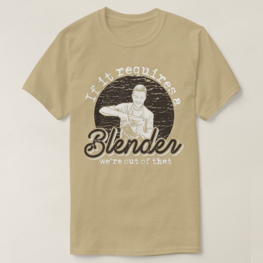 T-shirt brender barista café (Design devant)