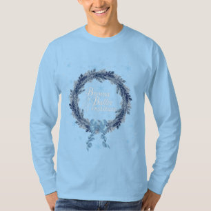 T-shirt Brenna Ballet Institute Chemise d'hiver bleue