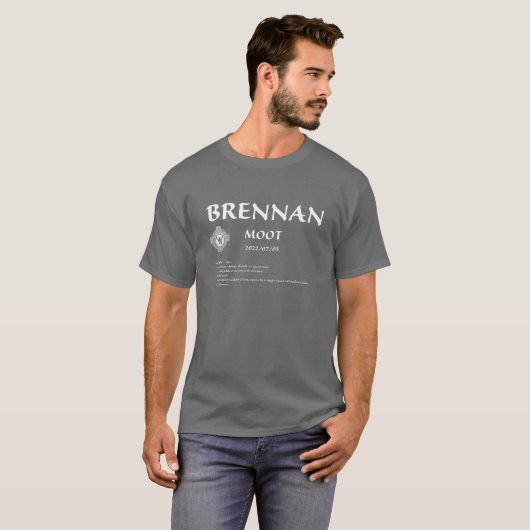 T-shirt Brennan Moot version 3A  (Devant entier)