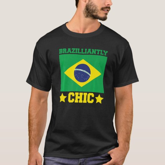 T-shirt Brésil Brasil Chic Brésil Brasileira (Devant)