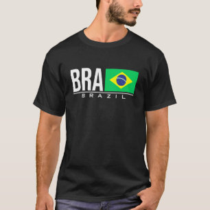 T-shirt Brésil Brasil Drapeau Brésil Code Pays Bra Sport