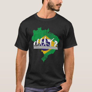 T-shirt Brésil Brésil Capoeria de l'évolution brésilienne