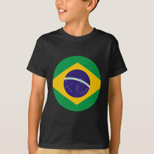 T-shirt Brésil Cercle Drapeau Le MUSÉE Zazzle