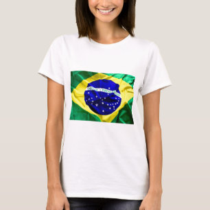 T-shirt Brésil-drapeau