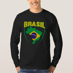 T-shirt Brésil Drapeau Football Brésil