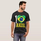 T-shirt Brésil J'aime Brésil (Devant entier)