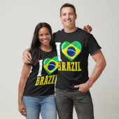 T-shirt Brésil J'aime Brésil (Unisexe)