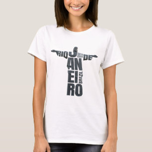T-shirt Brésil Jésus Christ Rio de Janeiro Cristo Souvenir