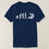 T-shirt Brésil Jiu Jitsu Judo Evolution Funny Martial A (Design devant)