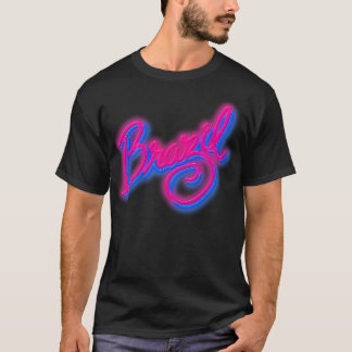 T-shirt BRÉSIL Neon 80s Cult Film