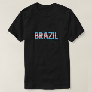T-shirt Brésil Pride Drapeau Transgenre T Chemise
