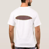 T-shirt Brésil, Rio De Janeiro. Carte surf Ipanema (Dos)