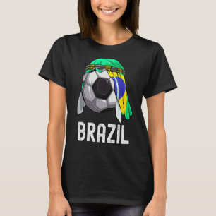 T-shirt Brésil Soccer Team 2022 Arabe Keffiyeh Brésil Fl