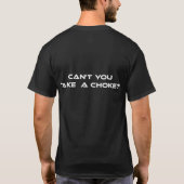 T-shirt Brésilien Jiu Jitsu : Prenez une obstruction ? (Dos)
