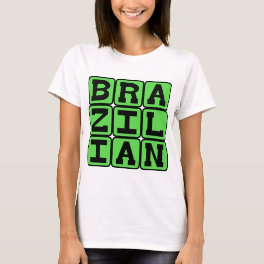 T-shirt Brésilien, Nationalité (Devant)