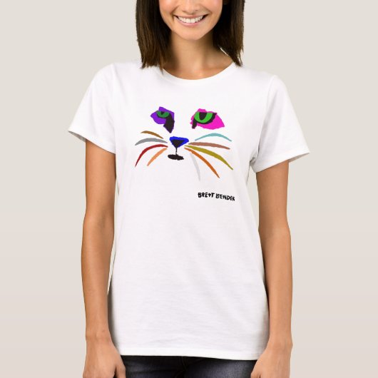 T-SHIRT BRETT BENDER PUSSY (Devant)