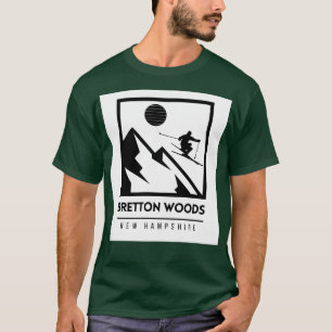 T-shirt Bretton Woods New Hampshire ski des États-Unis