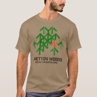 T-shirt Bretton Woods - NH Retro New England Ski A