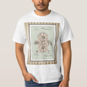 T-shirt Brevet de scierie de bande vintage