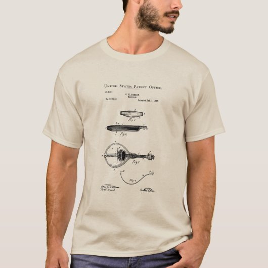 T-shirt Brevet US - Mandoline (Devant)