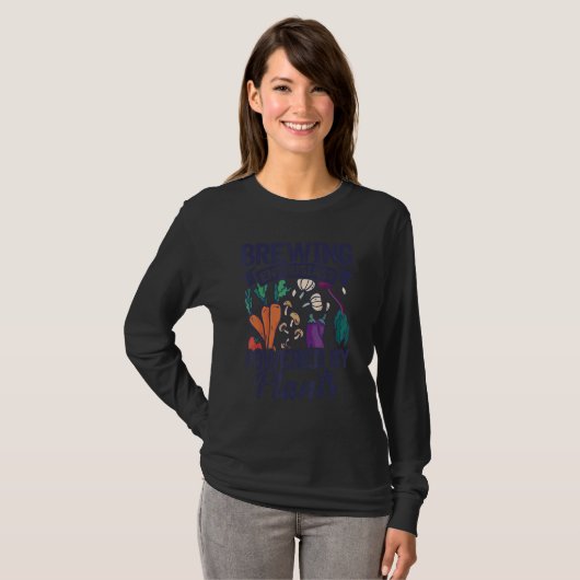 T-shirt Brewing Enthusiast Powered By Beer Homebrewing Cra (Devant entier)