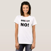 T-shirt Brexit No (Devant entier)