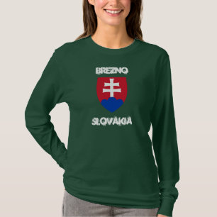 T-shirt Brezno, Slovaquie avec armoiries