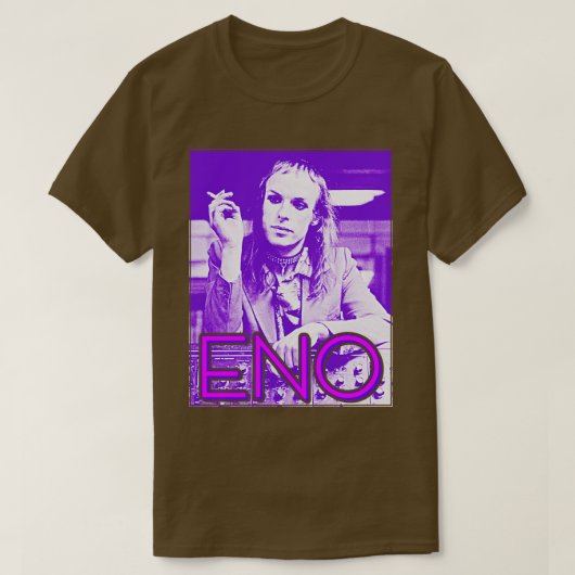 T-shirt Brian Eno Retro Ambient Icon FanArt (Design devant)