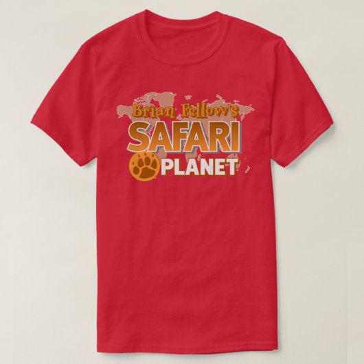 T-shirt Brian Fellows Safari Planet (Design devant)
