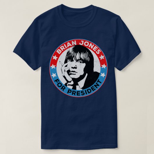 T-shirt Brian Jones, Président (Design devant)