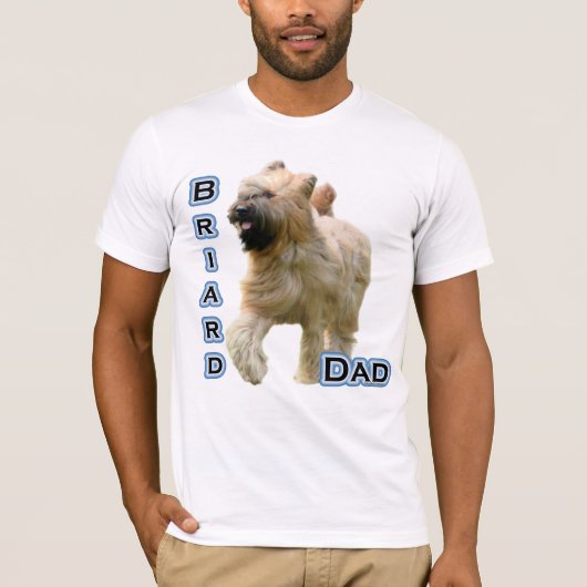 T-shirt Briard papa 4 (Devant)