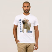 T-shirt Briard papa 4 (Devant entier)