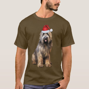 T-shirt Briard Shepherd Amoureux des chiens Funny Christma